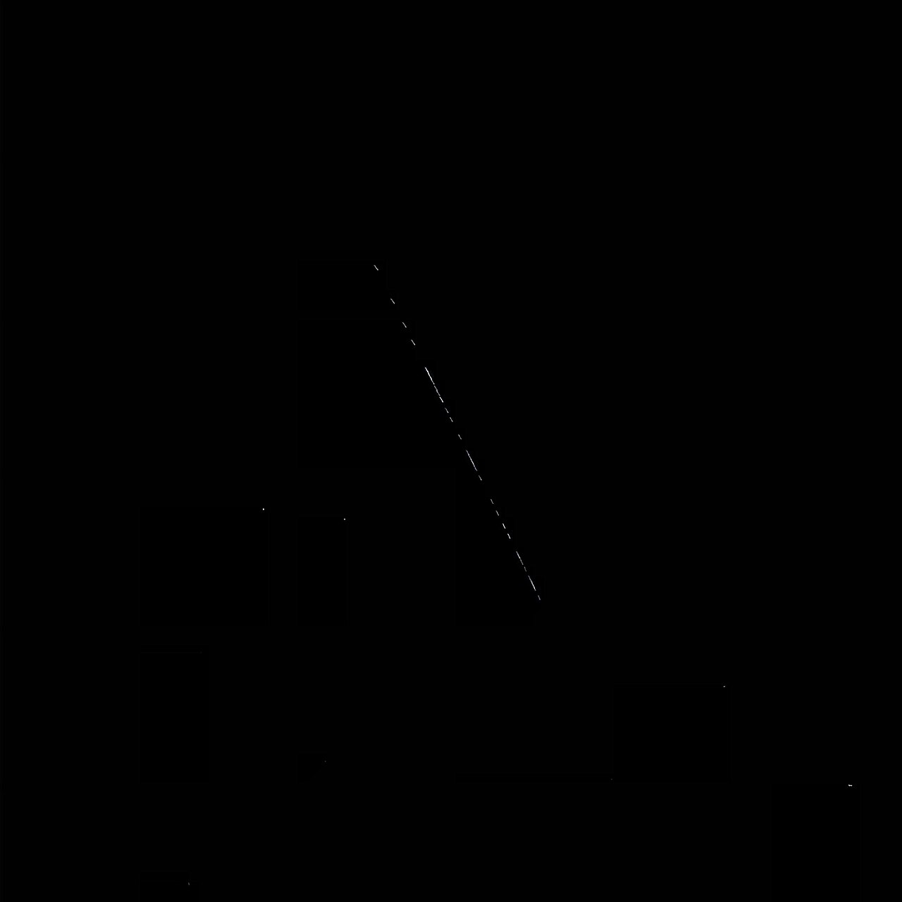 Starlink satellites above the mountains at Cervinia, Italy